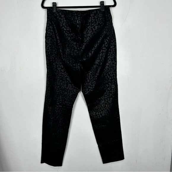 SOFT SURROUNDINGS black metallic cheetah print skinny pants E13 - Picture 4 of 5